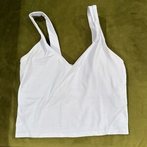 Pale blue V-Neck Tank Top